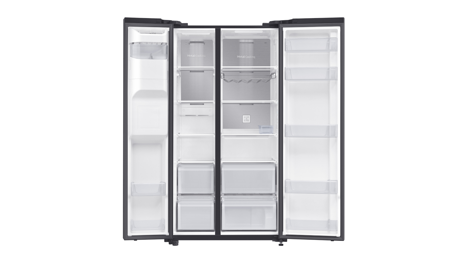 Samsung 635L Side by Side Fridge Freezer with Ice and Water Dispenser