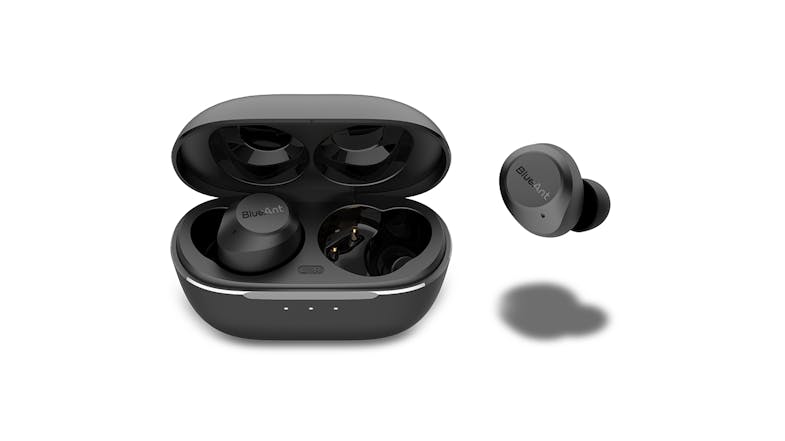 BlueAnt Pump Air Pro Active Noise Cancelling True Wireless In-Ear Headphones - Black