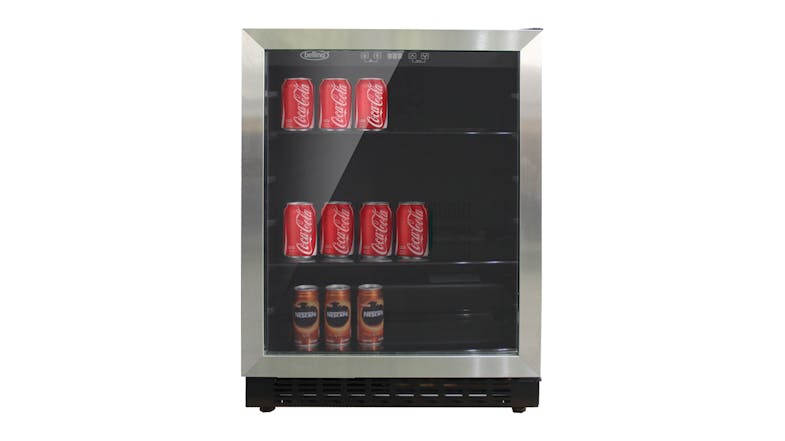 Belling 161 Can Beverage Centre - Black/Stainless Steel