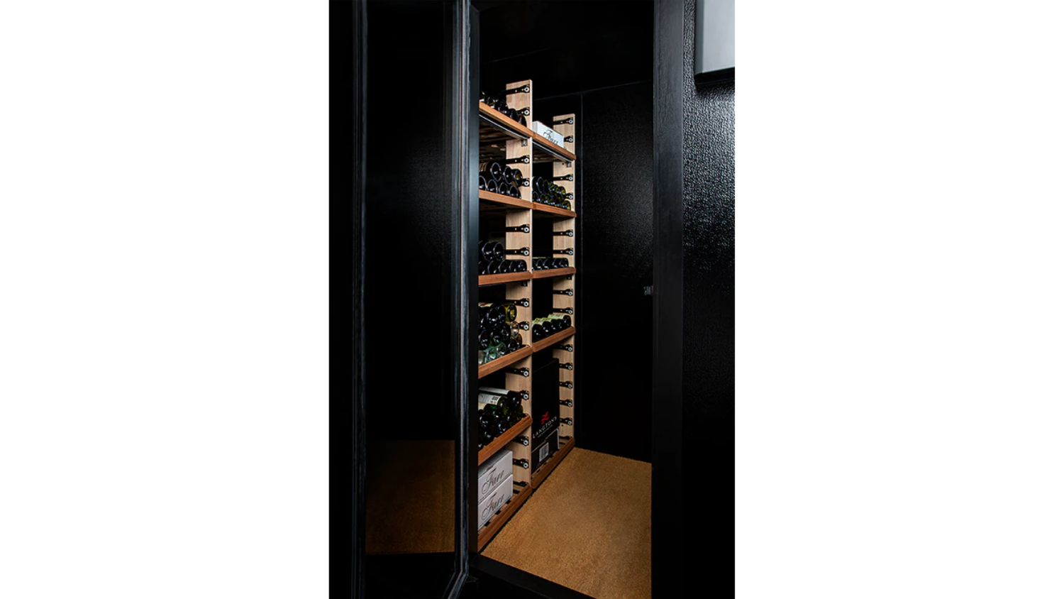 Vintec 1000 Bottle Single Zone WalkIn Wine Cellar Black (ESPACE1000