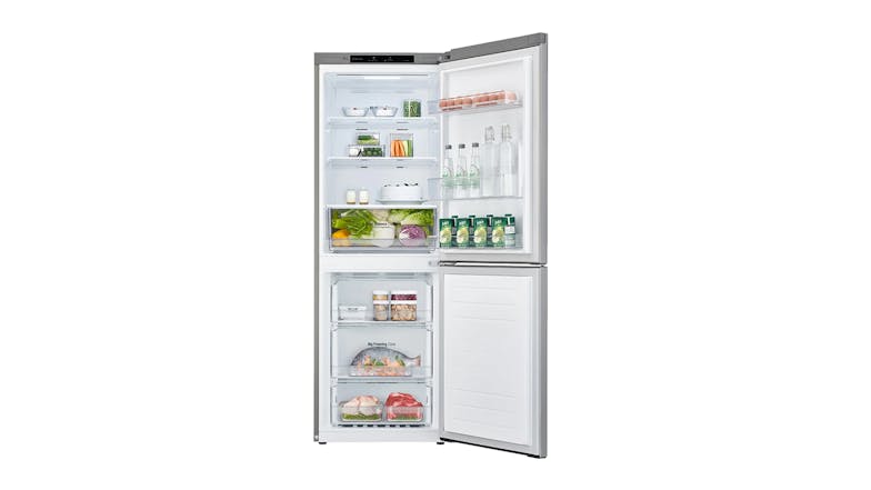 LG 306L Bottom Mount Fridge Freezer - Stainless Finish (GB-335PL)