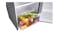 LG 194L Single Door Right Hand Fridge - Platinum Silver