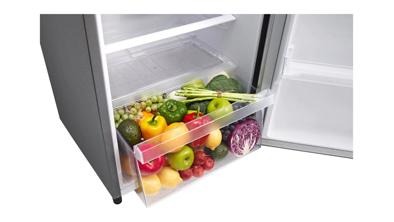 LG 194L Single Door Right Hand Fridge - Platinum Silver