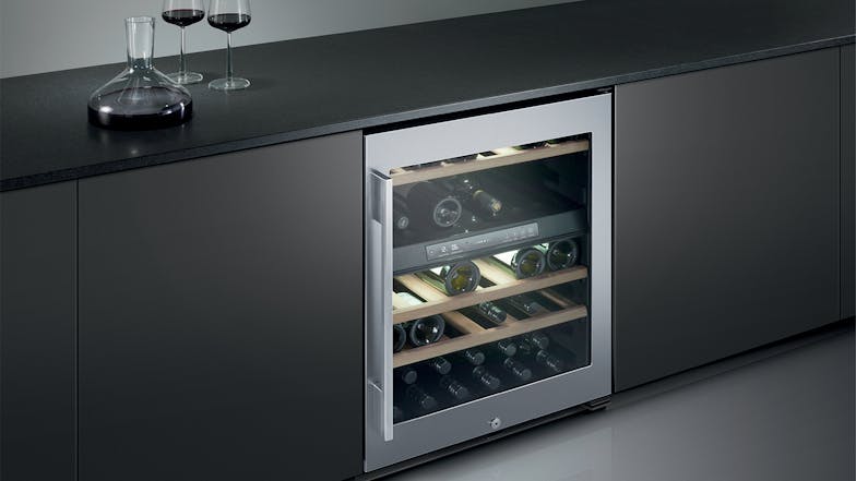 Fisher & Paykel 38 Bottle Dual Zone Wine Cooler - Stainless Steel (Series 7/RS60RDWX1)