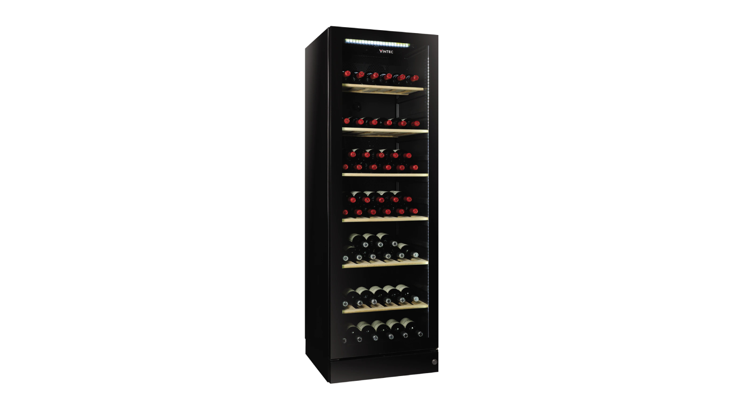 Vintec Wine Fridge with 198 Bottle Capacity - Black (V190SG2E-BK)