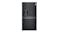 LG 637L Ice & Water French Door Fridge Freezer - Matte Black Stainless Steel