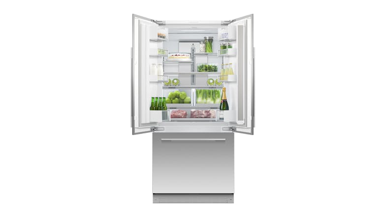 Fisher & Paykel 417L Integrated French Door Ice & Water Fridge Freezer - Panel Ready