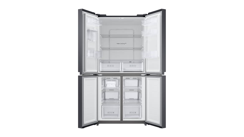 Samsung 488L Quad Door Fridge Freezer with Water Dispenser - Black (SRF5700BD)