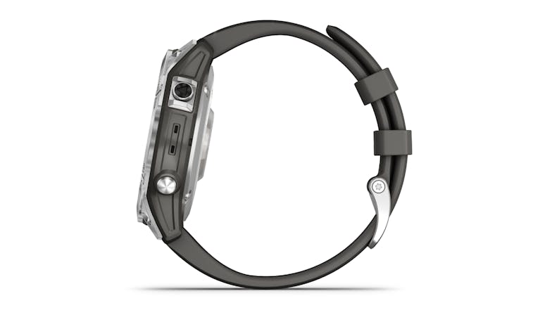 Garmin Fenix 7 - Silver with Graphite Band