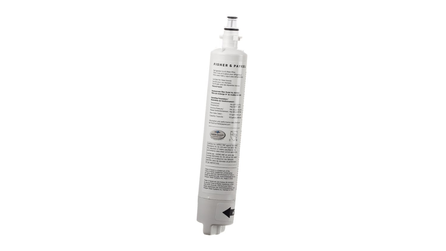Fisher & Paykel Refrigerator Water Filter (847200)