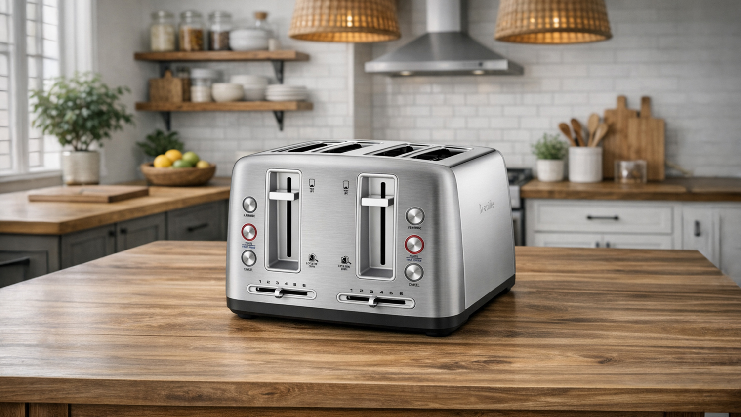 Breville the Toast Control 4 Slice Toaster - Brushed Stainless Steel (LTA670BSS)