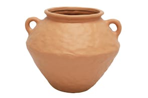 Sia Ceramic 21cm Terracotta Vase by Banyan Home