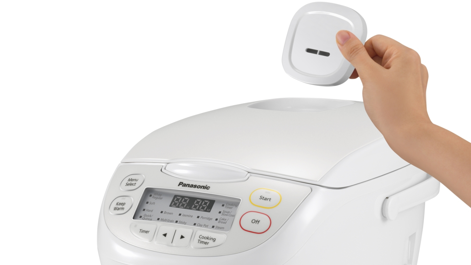 Panasonic 10 Cup Rice & Multi Cooker White (SRCN188WST) Harvey