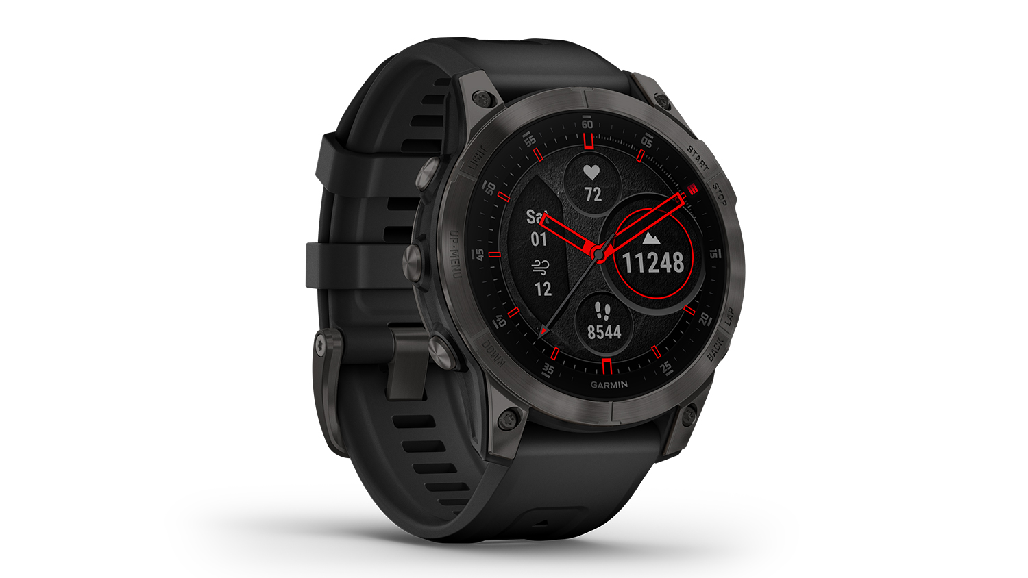 Garmin fenix 5 plus sapphire black with black online band