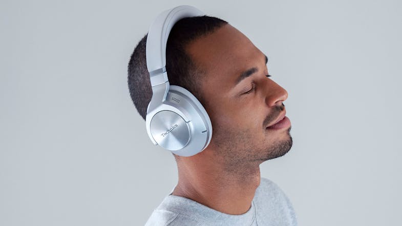 Technics EAH-A800 Wireless Noise Cancelling Over-Ear Headphones - Silver