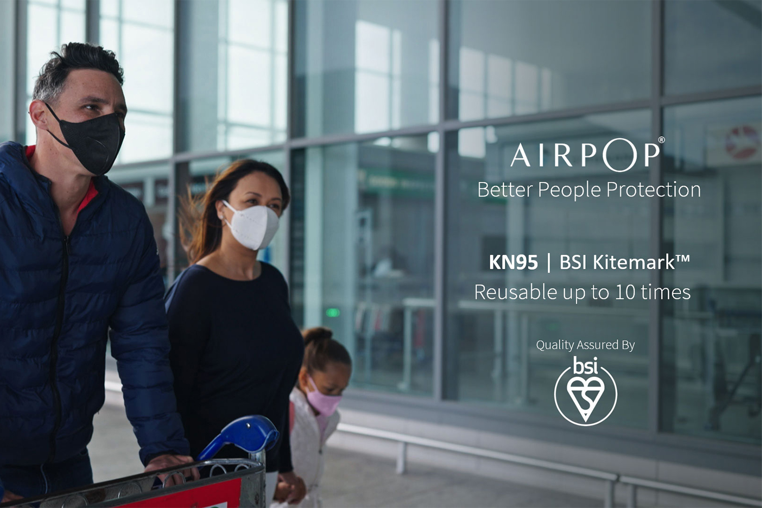 AirPop Light SE KN95 Face Mask Black Harvey Norman New Zealand