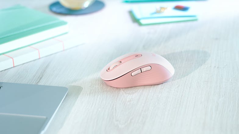 Logitech Signature M650 Wireless Mouse - Rose (Medium)