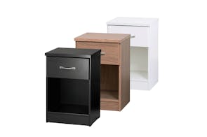 Dominic 1 Drawer Bedside by Compac Furniture