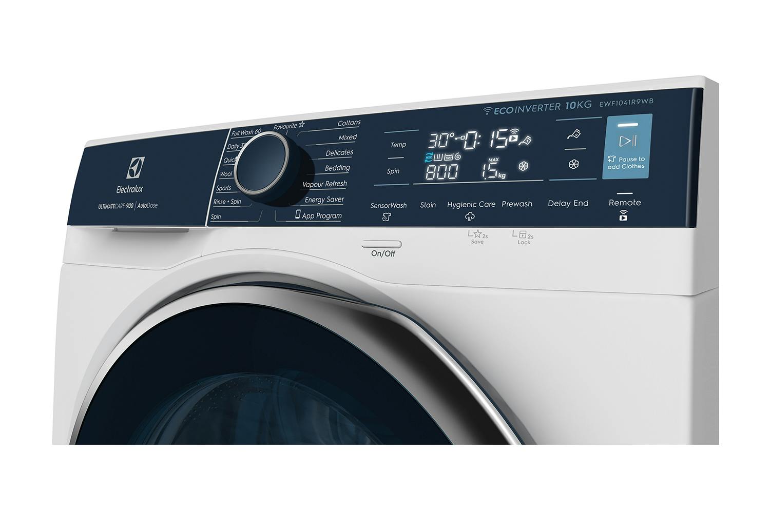 Electrolux 10kg AutoDose Front Loading Washing Machine