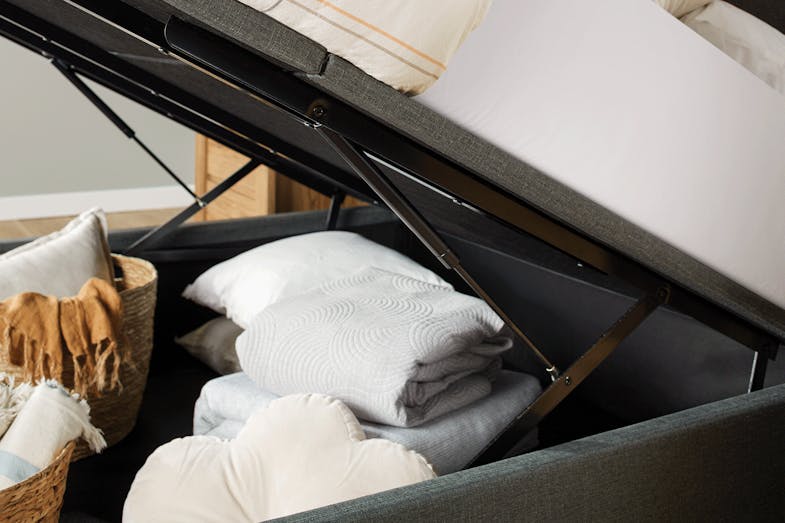 Marlow Queen Gas Lift Bed Frame by Nero Furniture