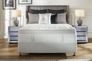 Bellevue Medium Queen Bed by Sealy Posturepedic
