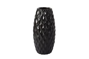 Euro Luxe Large Vase Black by Capulet Home