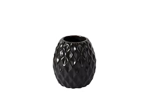 Euro Luxe Small Vase Black by Capulet Home