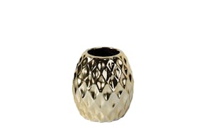 Euro Luxe Small Vase Champagne by Capulet Home