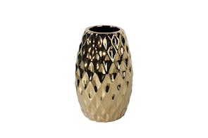 Euro Luxe Medium Vase Gold by Capulet Home