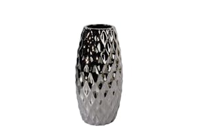 Euro Luxe Large Vase Silver by Capulet Home