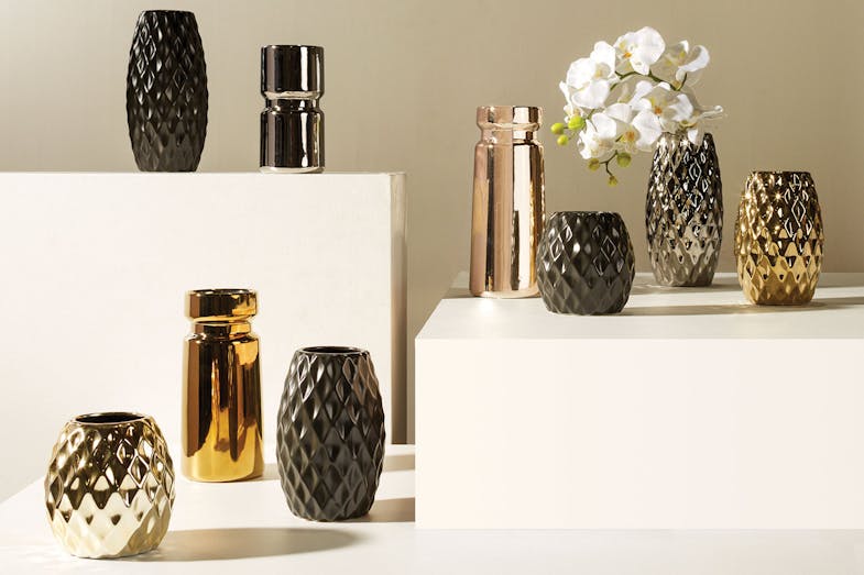 Capulet Home metallic vases