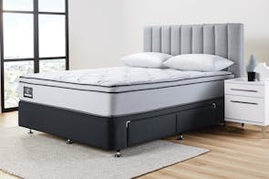 Conforma Classic Medium Queen Bed With Drawer Base by King Koil