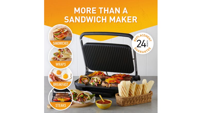 Sunbeam Cafe Style 2 Slice Sandwich Press & Maker