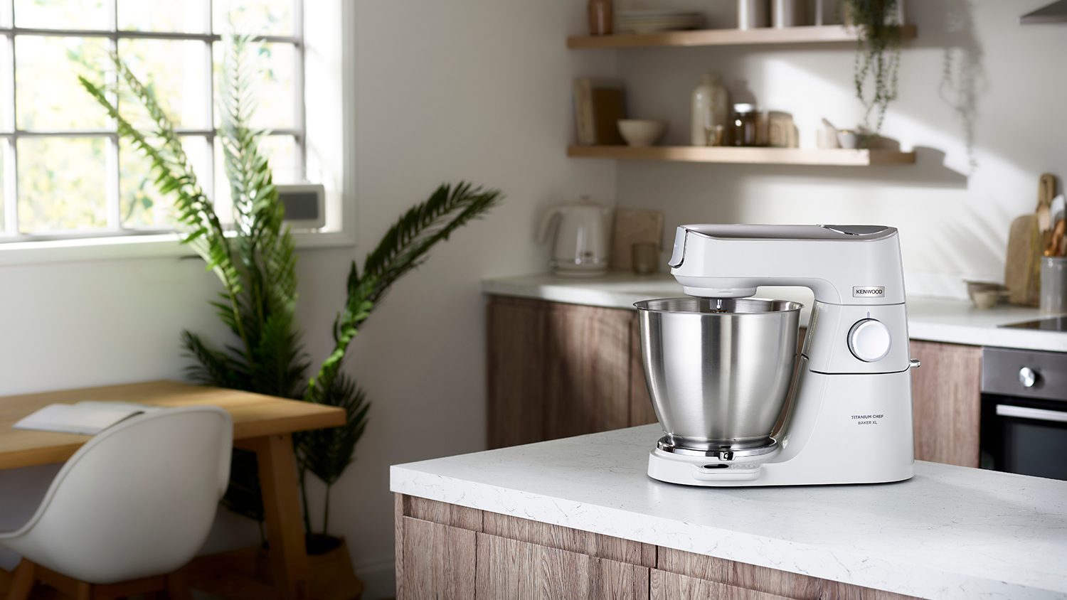 Kenwood Titanium Chef Baker XL 7L Stand Mixer - Pearl White (KVL65.001WH)