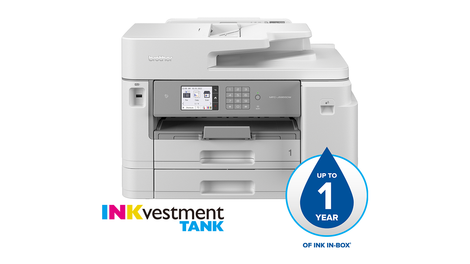 Brother MFCJ5955DW A3 AllinOne Inkjet Printer Harvey Norman New