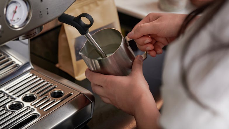 Breville the Barista Express Impress Espresso Machine - Brushed Stainless