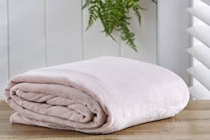 Aberdeen Plush Blush Blanket by L'Avenue