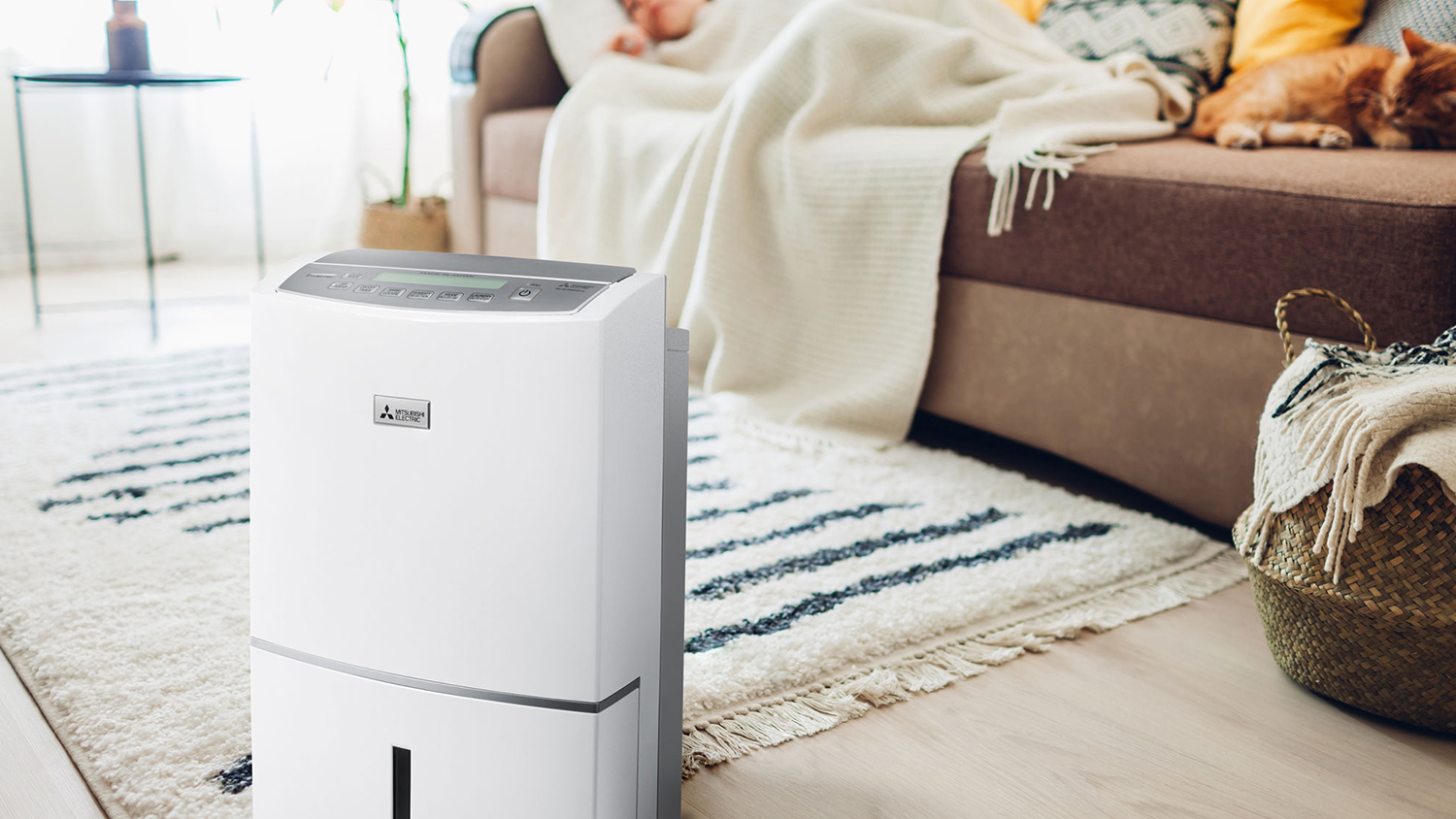 Mitsubishi Electric 38L Oasis Pure Dehumidifier - White (MJ-EV38HR)