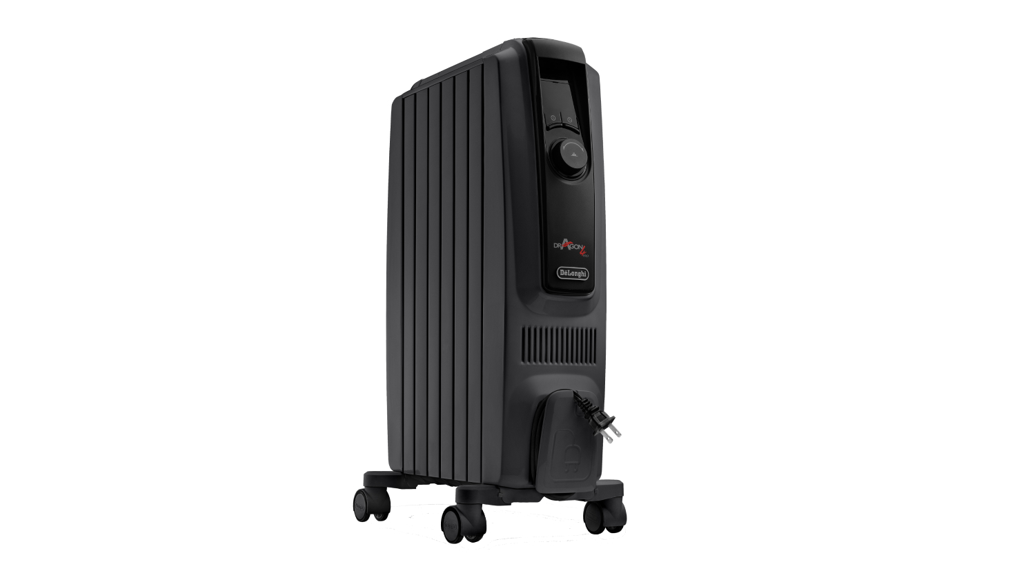 DeLonghi 1500W Dragon Oil Column Heater with Timer - Black | Harvey Norman  New Zealand