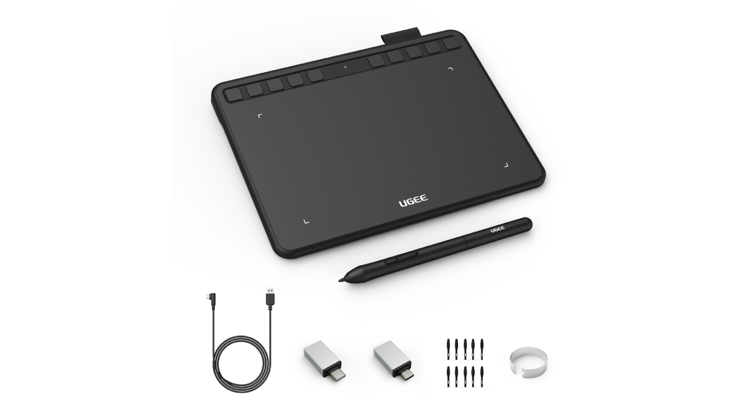 UGEE S640 6x4" Graphic Tablet with Pen Black Harvey Norman New Zealand