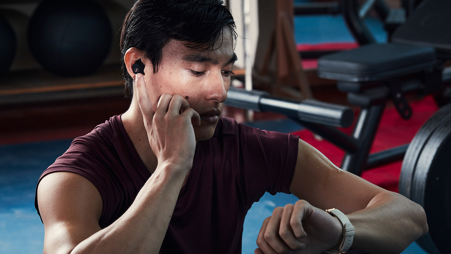 Sennheiser CX200TW1 SPORT True Wireless In-Ear Headphones - Black