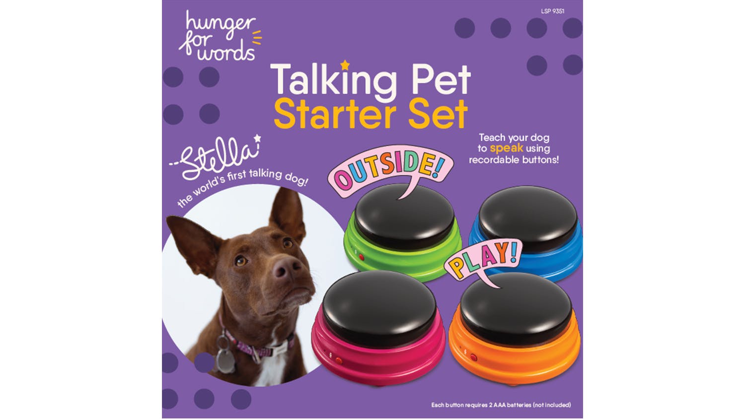 Hunger For Words Talking Pet Starter Set