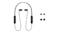 Sony WI-C100 Wireless In-Ear Headphones - Black