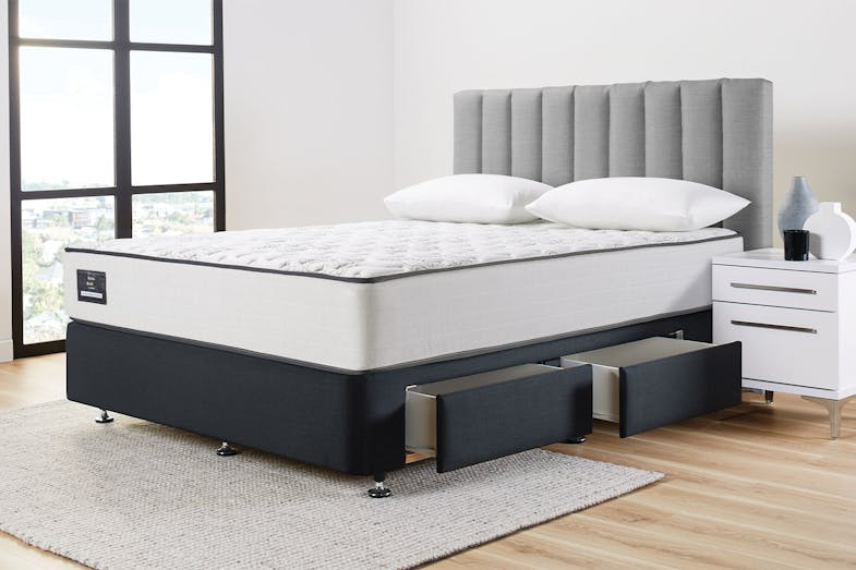 Conforma Classic Firm Californian King Bed With Drawer Base by King Koil