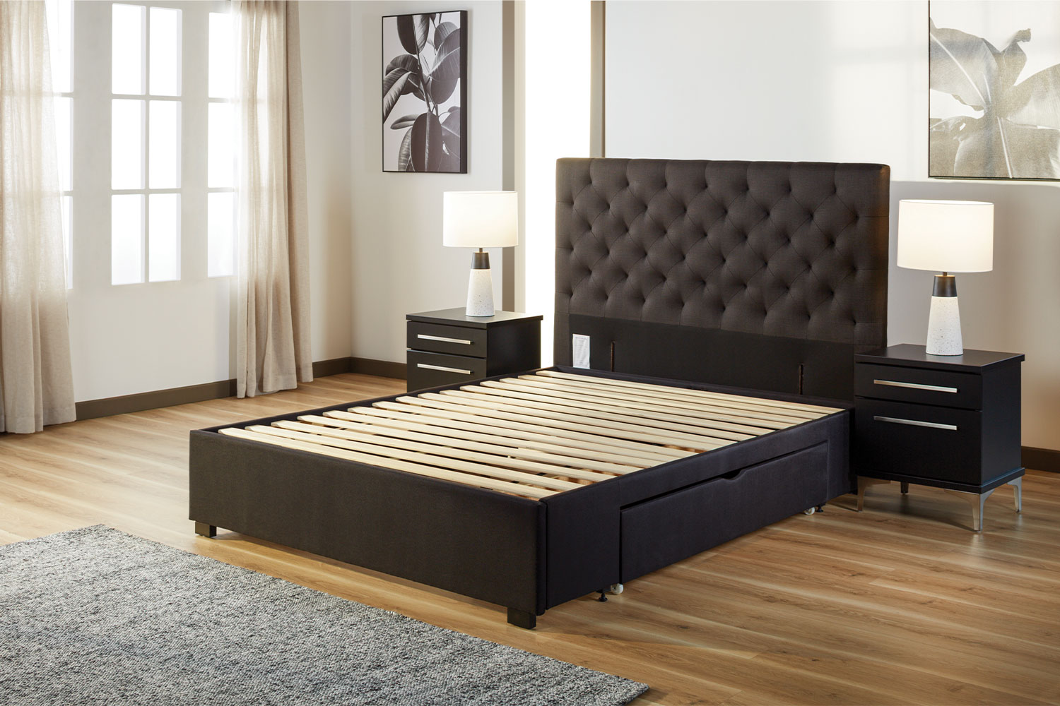 Diaz King 2 Drawer Base