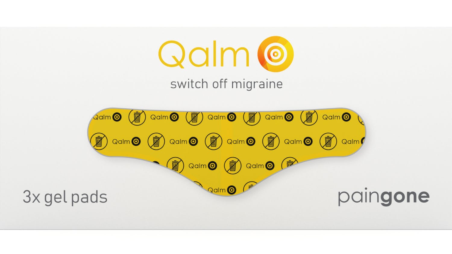 Paingone QALM Switch Off Migraine Relief Device Replacement Pads - 3 Pack