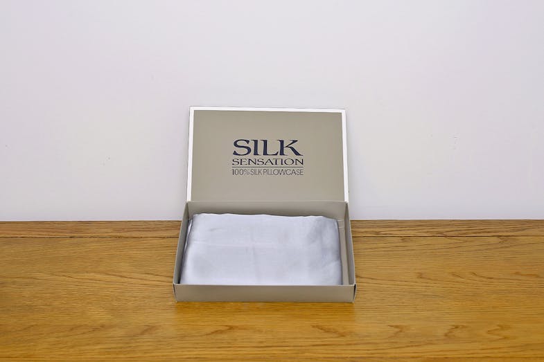 100% Silk Pillowcase by Silk Sensation - Silver