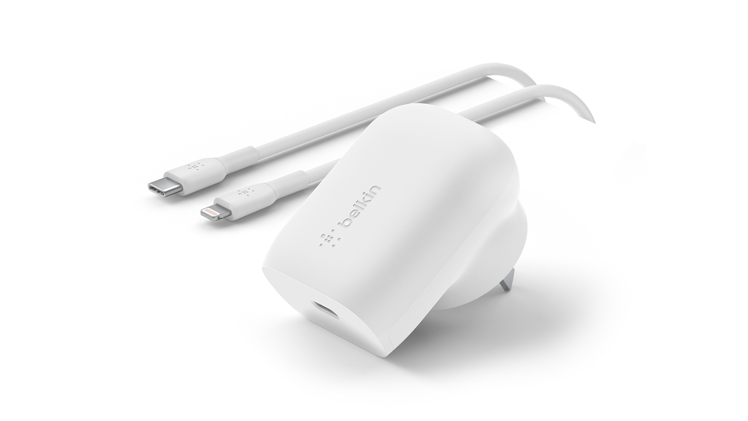 Belkin BoostCharge 30W USBC Wall Charger with USBC to Lightning