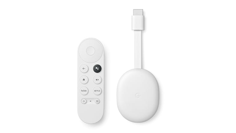 Google Chromecast with Google TV (4K) - Snow