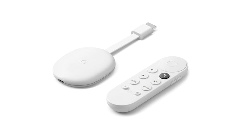 Google Chromecast with Google TV (4K) - Snow